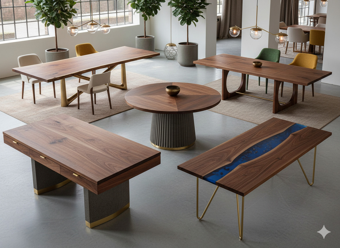 Custom dining table collection