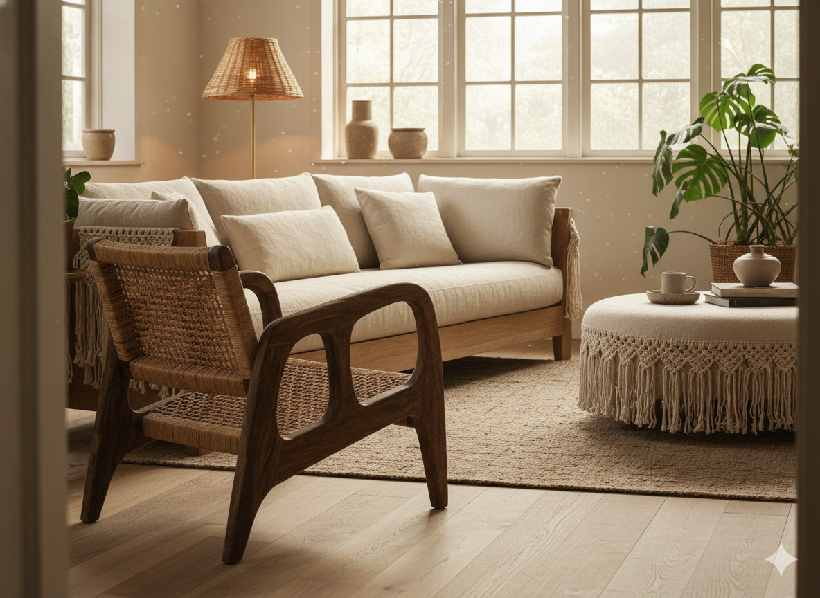 Handcrafted seating furniture